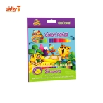 مداد رنگی 24 رنگ ارژنگ مدل مقوایی